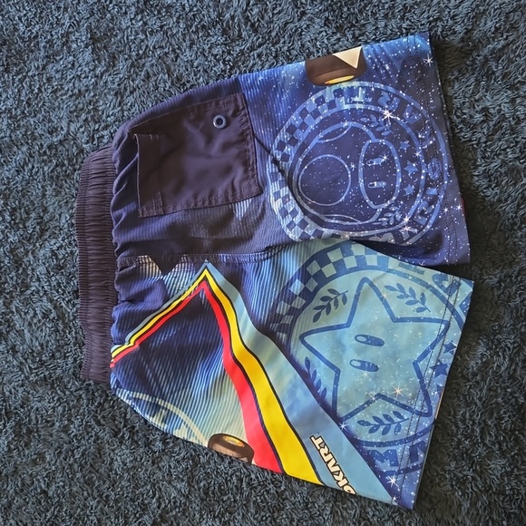 Mario Kart Boy Swim Trunks - Picture 4 of 6